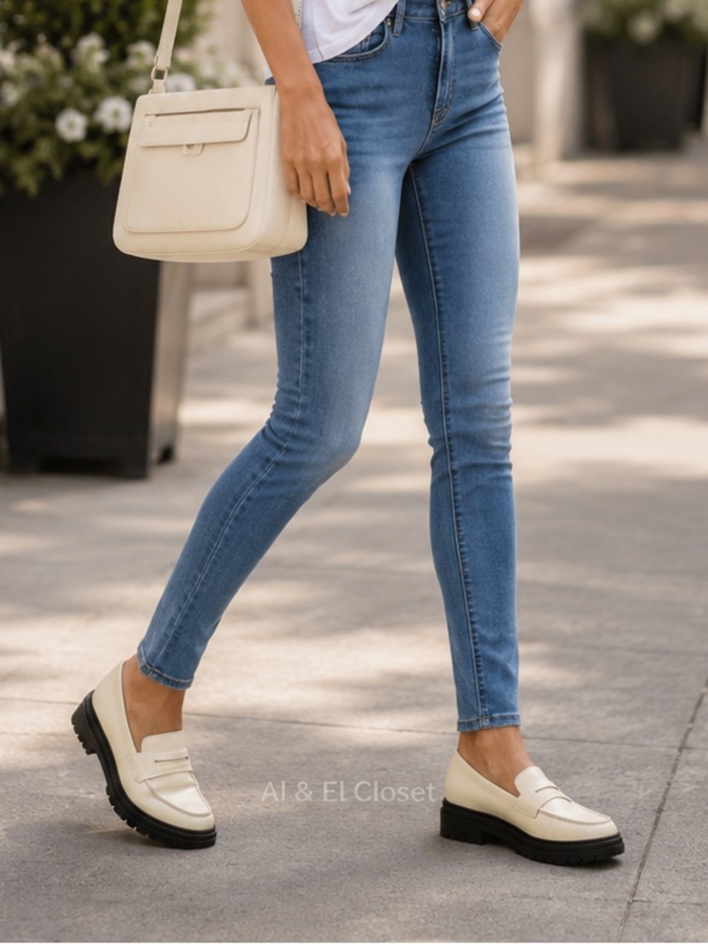 Quince Italian Leather Lug Sole Platform Loafers Bone Ivory Size 10.5 Women NWB